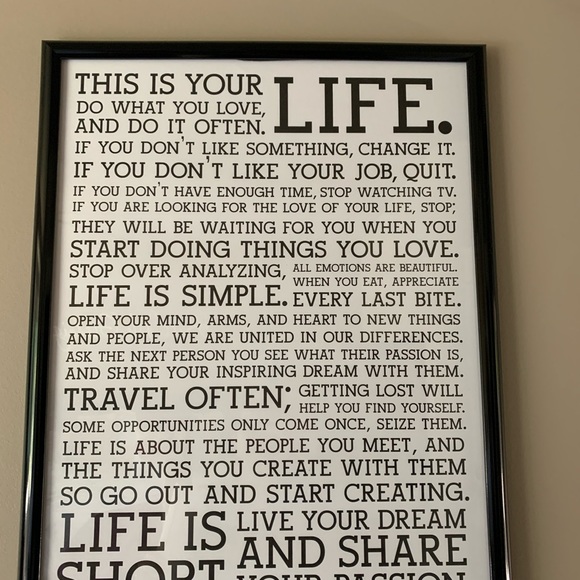 NEW Holstee Manifesto letterpress poster 18x24 - Picture 4 of 7
